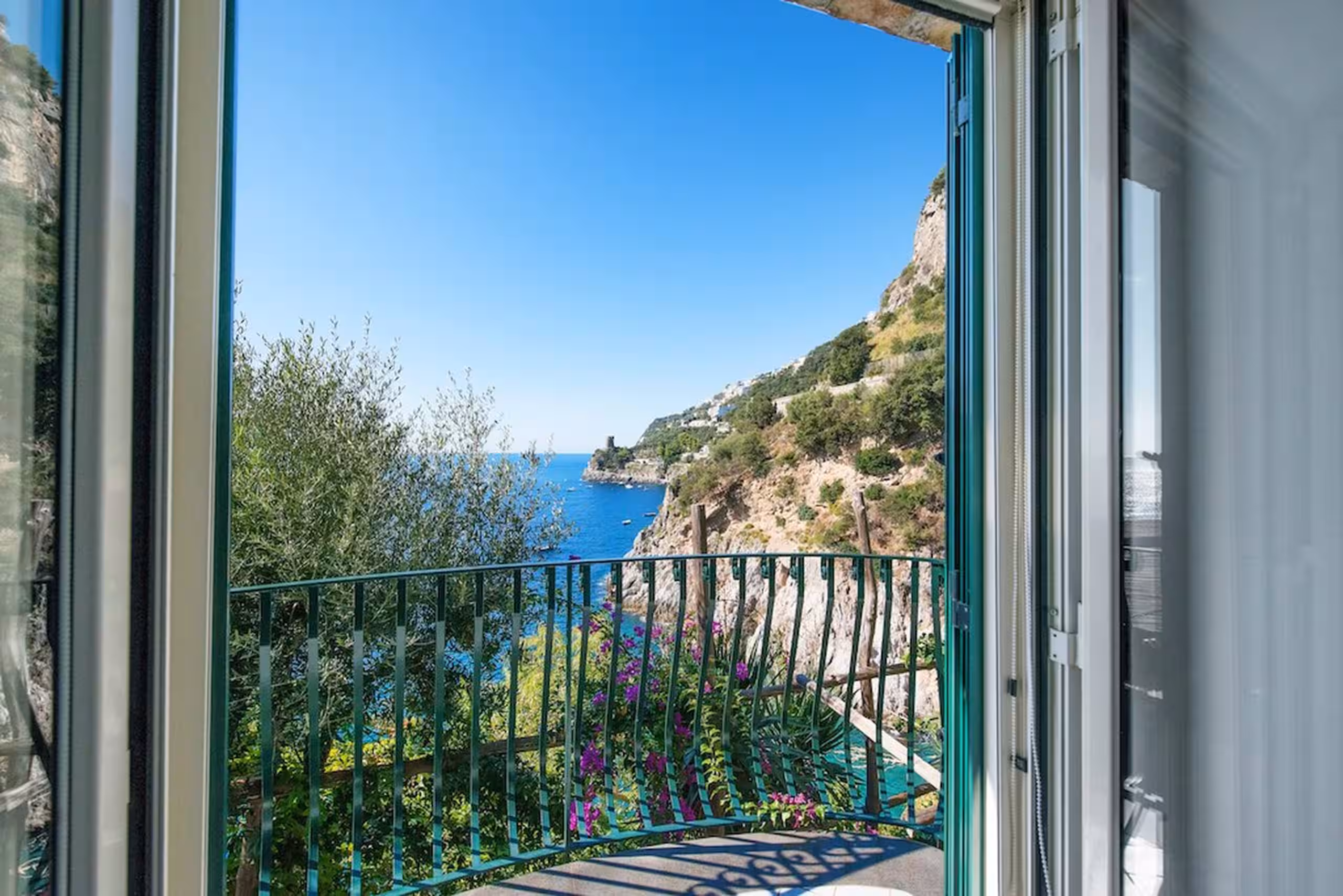 Sunset views over the Amalfi Coast